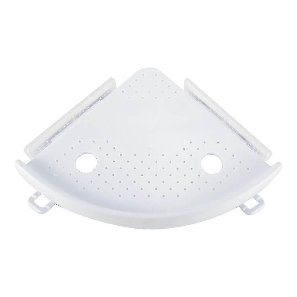 Bathroom Corner Shelf Shower Caddy Suction Cup Bath Storage Corner Wall Mount Holder Shampoo Shower