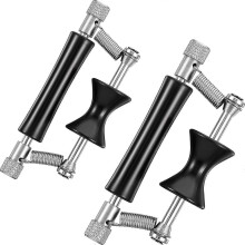 (As show, One size) 2 Pack Guitar Rolling Capo Sliding Capo Adjustable Capo Rubber and Stainless Steel Capo