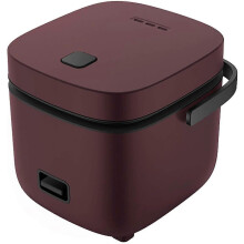 (As show, One size) Rice Cooker with Steamer Non- Stick Cooking, High-Temperature Protection, 1.2L