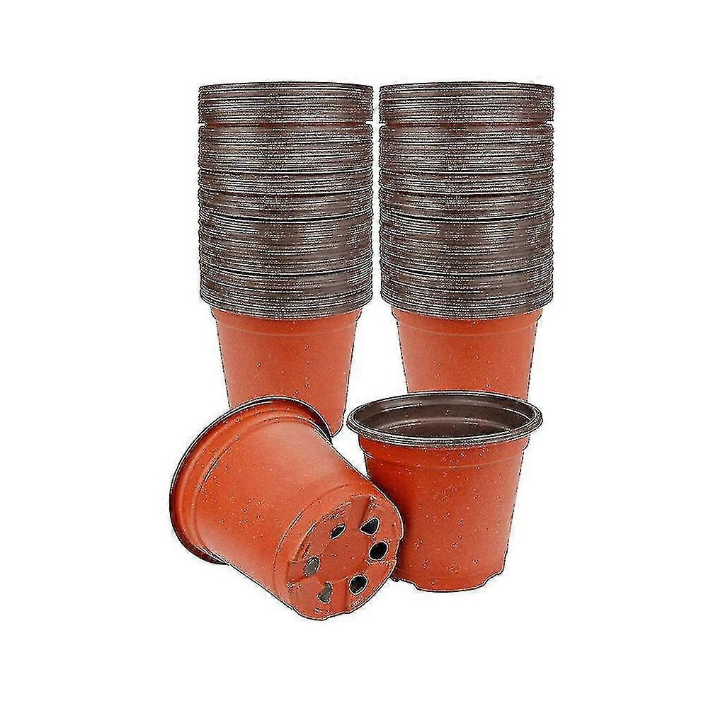 (50PCS) 100/20/50pcs Bicolor Flower Pot Simple Plastic Nursery Pots For Succulent Plants Seed-image-OPC-PG85X7B-NEW