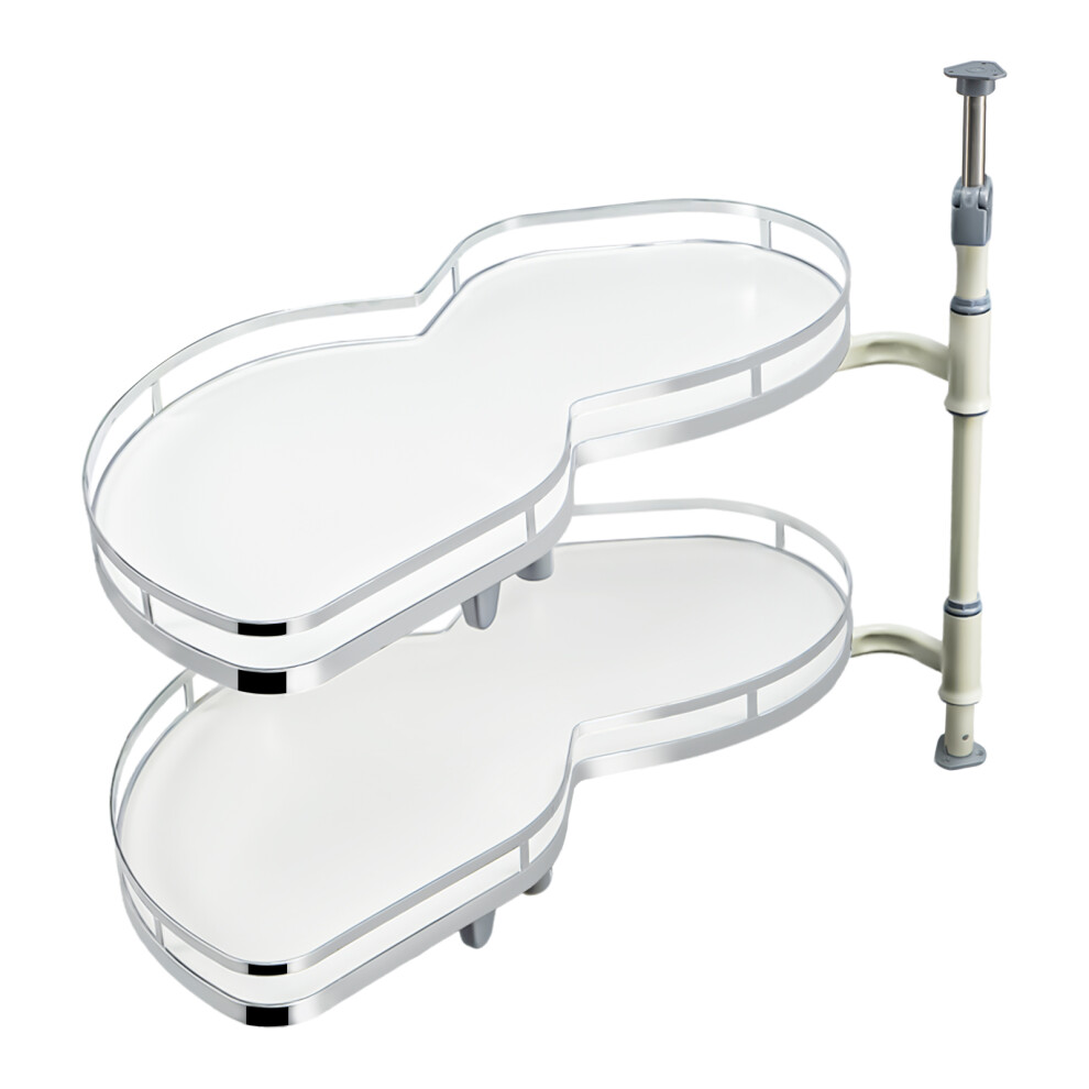 (Rigth Open) 2 Tier Pull out Carousel Blind Corner Tray Kitchen