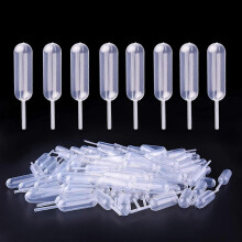 (As show, One size) Transfer Pipettes, STOR 100 PCS 4ml Disposable Pipettes Liquid Dropper Pipette Liquid Injector for Cupcakes, Chocolate, Strawberries, Ice Cream