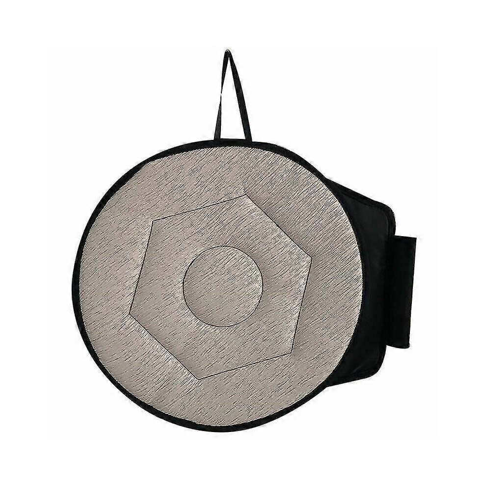 Fitville (Gray, One Size) Car Office Rotating Seat Cushion Home Chair Swivel Revolving Mobility Aid Mat