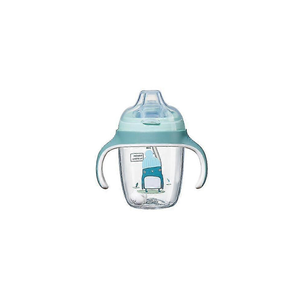Konhill (As Show, One Size) 210Ml Baby Sippy Cup Toddler Drinking Water Handle Straw Bottle Leak Proof Infant Cup(Green) Green