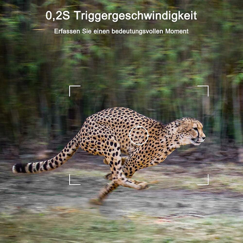 (As show, One size) Trail Camera, Hunting Camera With Wide-angle Motion Latest Sensor View Trigger Time Trail Game Camera With No Glow 1