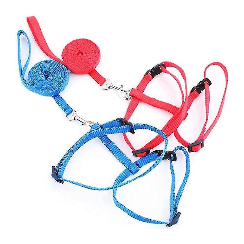 Konhill (As Show, One Size) Cat Harness 2 Pieces Cat Harness With Leash Escape-Proof Adjustable Harnesses Ca