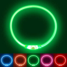 (As show, One size) Rechargeable Dog Light Collar.luminous Led Dog Collar. Flashing All Dog Safety