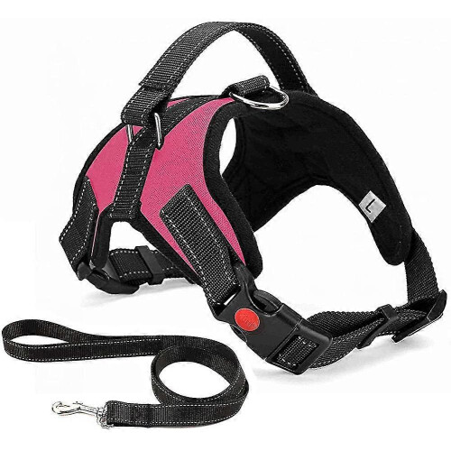 (As show, One size) No Pull Breathable Adjustable Comfort Free Lead Included For Small Medium Large
