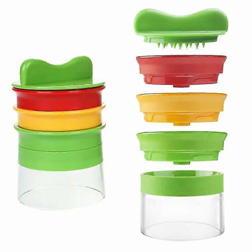 (As show, One size) Kitchen Spaghetti Vegetable 4 In 1 Manual Spiral Sharpener 2