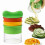 (As show, One size) Kitchen Spaghetti Vegetable 4 In 1 Manual Spiral Sharpener 2