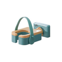 (As show, One size) wall Mounted Hair Dryer Holders Plastic Wall Mounted Hair Dryer Holder Rotating Hair Dryer Holder Self-adhesive Hair Dryer Holder Without