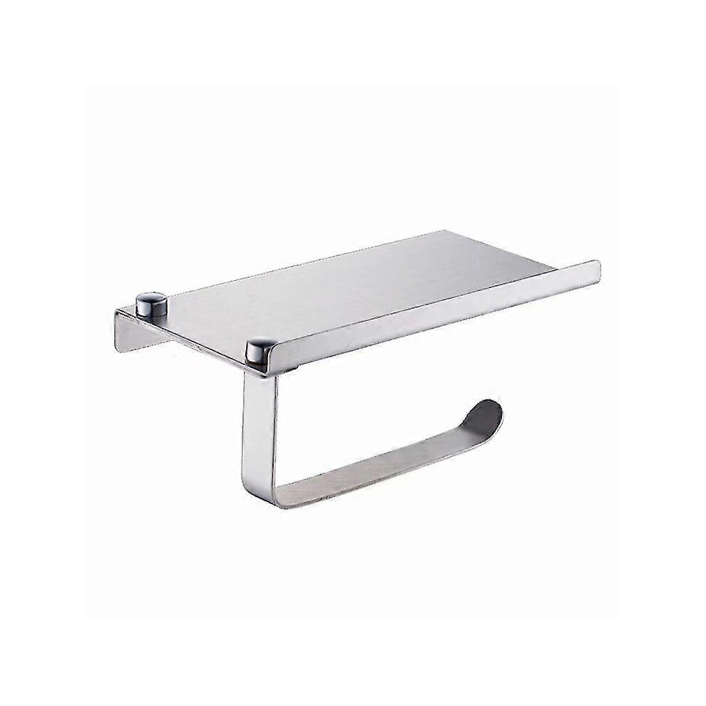 Konhill (As Show, One Size) Bathroom Toilet Stainless Steel Paper Towel Towel Rack ) Silver