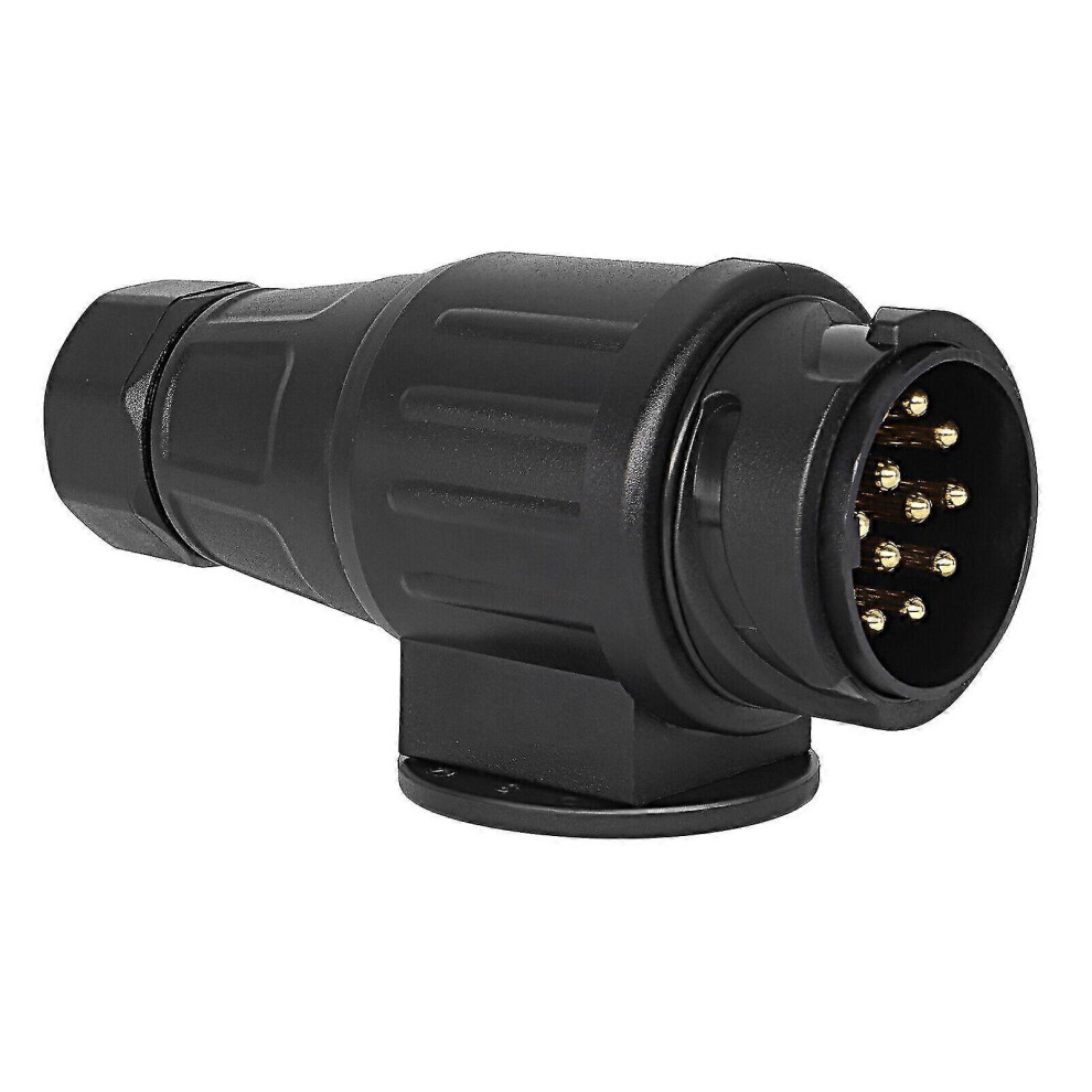 (As Show, One Size) 13 Pin Trailer Plug 12V Tow Towing Wiring Connector Caravans Socket Euro Plug 5061696797792