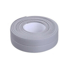 (White, One size) 2pcs Self Adhesive Waterproof Sink Caulk Strip Sealing Tape Kitchen Bathroom Toilet