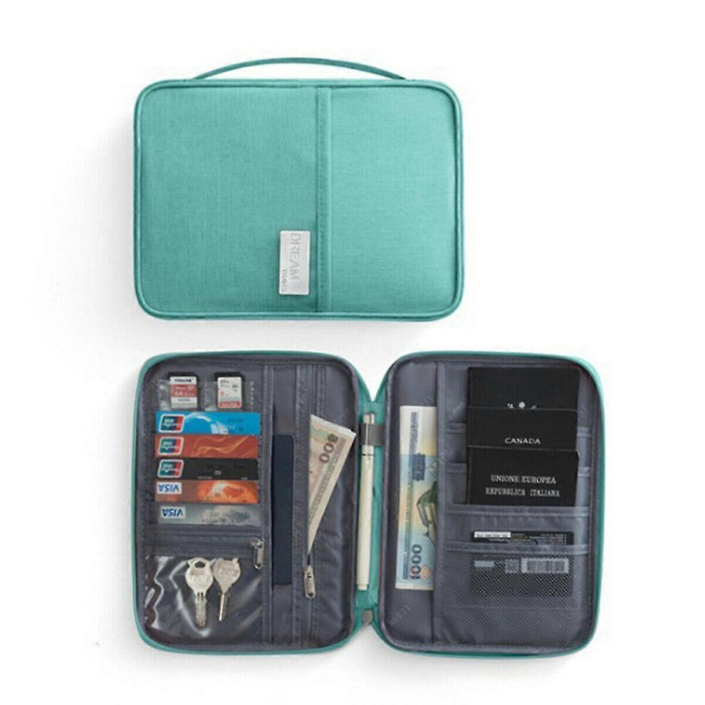 (blue, One size) Travel Passport Bag Document Package Carrying Card Case Passport Document Rfid Card-image-OPC-PG862C6-NEW