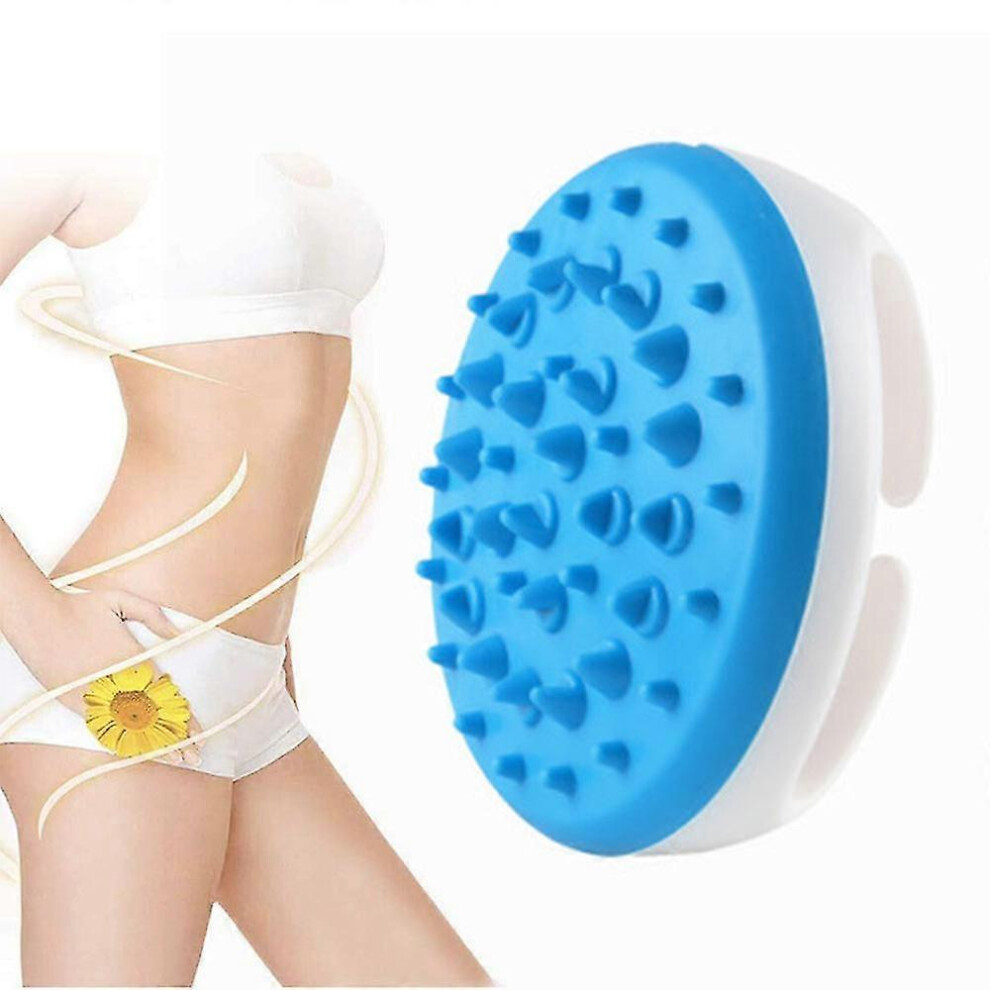 Konhill (As Show, One Size) Massager Cellulite Brush Cellulite Remover Skin Exfoliating Brush Body Shower Scrubber Meridian Dredge For Women Girls