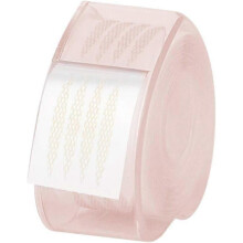 (As show, One size) Watery Sticky Lace Reel Double Eyelid Stickers, Free Glue Invisible Olive Mesh Eyes Stickers