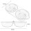 Egg Poacher Plastic Cookware Double Cup Egg Boiler Kitchen Steamed Set Cooker Egg Tools 3