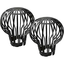 (As show, One size) gutter 2 Crapaudine gutter filters, in PVC