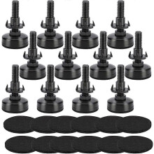 (As show, One size) to withstand adjustable feet,furniture height adjustable feet 12pcs