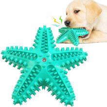 (As show, One size) Dog Toys for Aggressive Chewers, Dog Teething Cleaning Toothbrush Toy(blue)