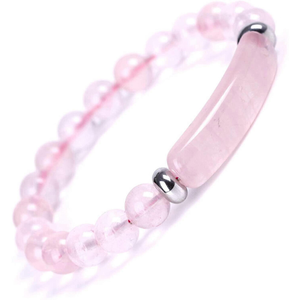 (As show, One size) 8MM Healing Stone Bracelets,Amethyst Gemstone Charm Stretch Bracelet,Aventurine Jade Stretch Bracelet,Tiger Eye Yellow Topaz Obsid-image-OPC-PG866KK-NEW