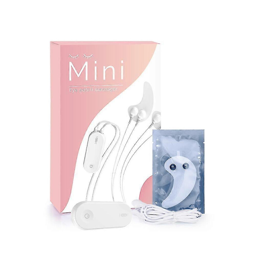 Fitville Dark (As Show, One Size) Electric Microcurrent Rf Eye Mask Mini Patch Hydrogel Ems Massage Device Reduce Wrinkles Puffiness Circles Eye Bags Tools