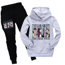 (9-10 Years, Purple) 2024 Taylor Swift The Eras Tour Kids Casual Hoodie Tracksuit Outfits Sweatshirt Joggers Pants Clothes Set Activewear Swiftie Fans Gifts For 9-16years