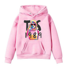 (7-8 Years, One size) Kids Boys Girls Taylor Swift 1989 Hoodie Casual Hooded Sweatshirt Jumper Pullover Hoody Tops Fans Gifts For 5-10years