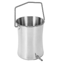 (As show, One size) 2l Health Stainless Steel Enema Bucket Suitable For Colon Cleansing Reusable Constipation Cleaning-yky