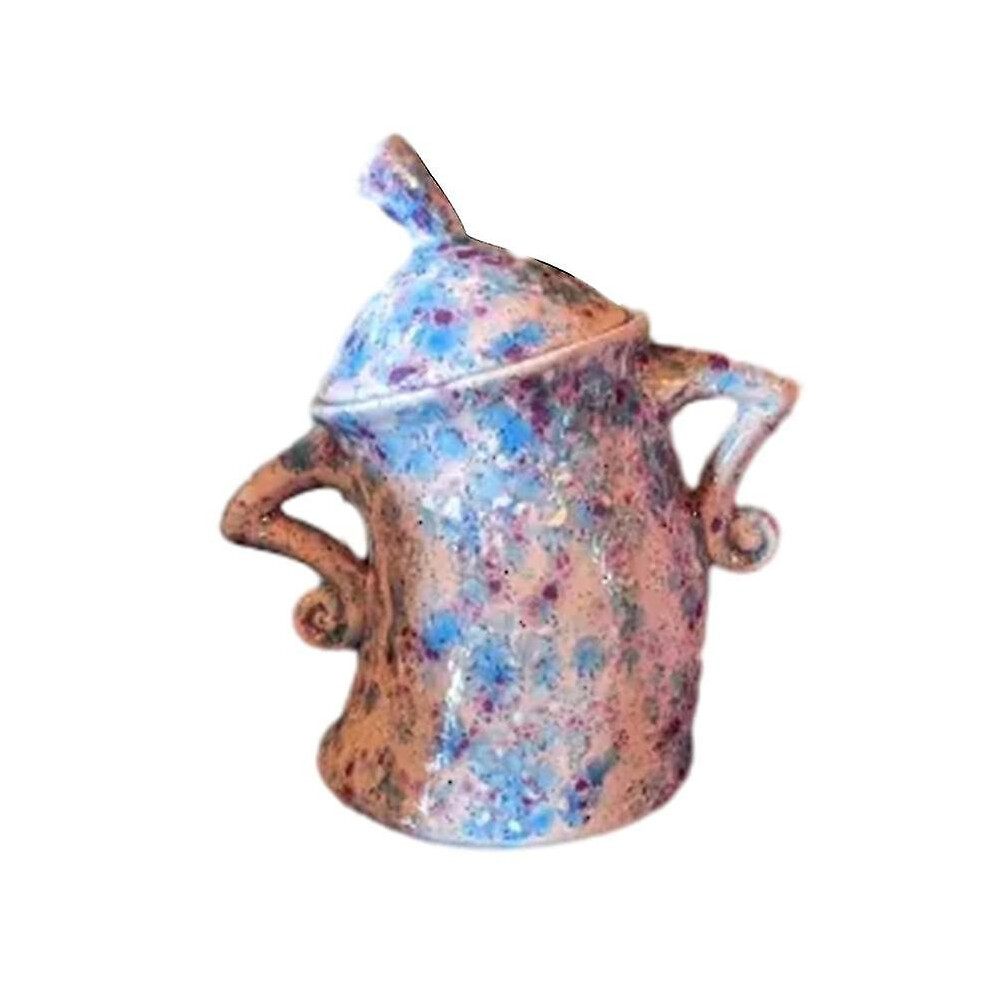 (Pink) Canister With Attitude Cute Sassy Storage Canister Fun Ceramic Desktop Ornaments Pink
