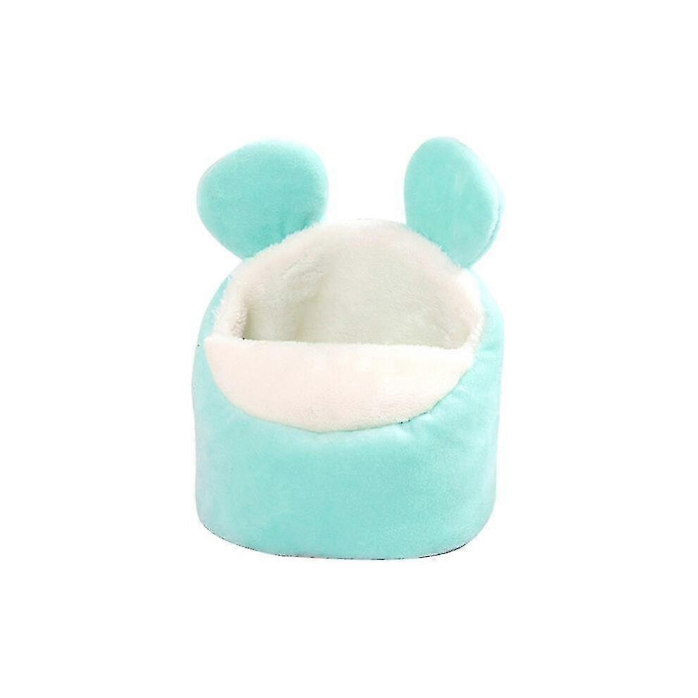 (frog) Hamster House Pet Warm Nest Mini Winter Flannel Pet Warm Nest (D-583-A)