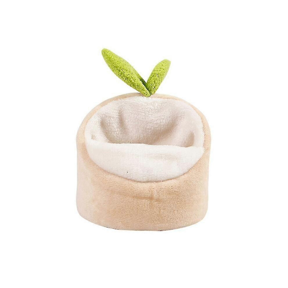 (apple) Hamster House Pet Warm Nest Mini Winter Flannel Pet Warm Nest (D-583-A)