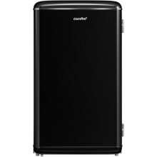 (Black) Under Counter Fridge Only, 93L Retro Freestanding Fridge