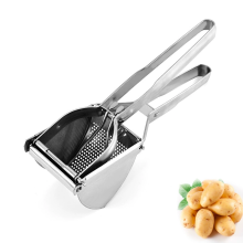 Potato Ricer Stainless Steel Potato Masher Heavy Duty Potato Ricer Masher For Baby Food Fruit Vegetable Juicer