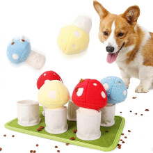 (As show, One size) Pet Hide and Seek Plush Toy, Colorful Dog IQ Chew Toys, and Puppy Toys, Cute Interactive Plush Puzzle Toys, Birds in Tree Stump Hunting and Training P