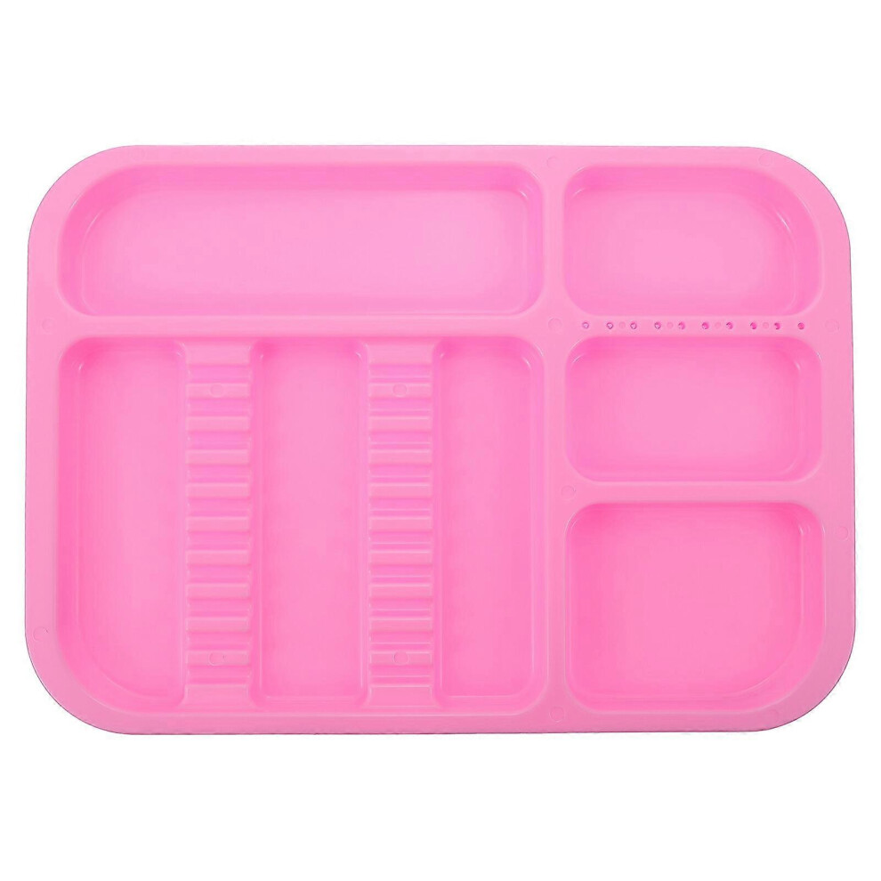 Kricely (As Show, One Size) Plastic Instrument Trays Dental Instrument Set-Up Separate Tray Dentist Tool