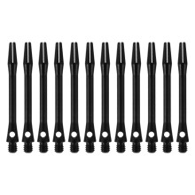 (As show, One size) 12pcs 45mm Dart Shaft 2BA Thread Aluminum Alloy Dart Stems Throwing Fitting