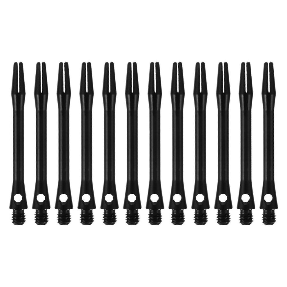 Kricely (As Show, One Size) 12Pcs 45Mm Dart Shaft 2Ba Thread Aluminum Alloy Dart Stems Throwing Fitting