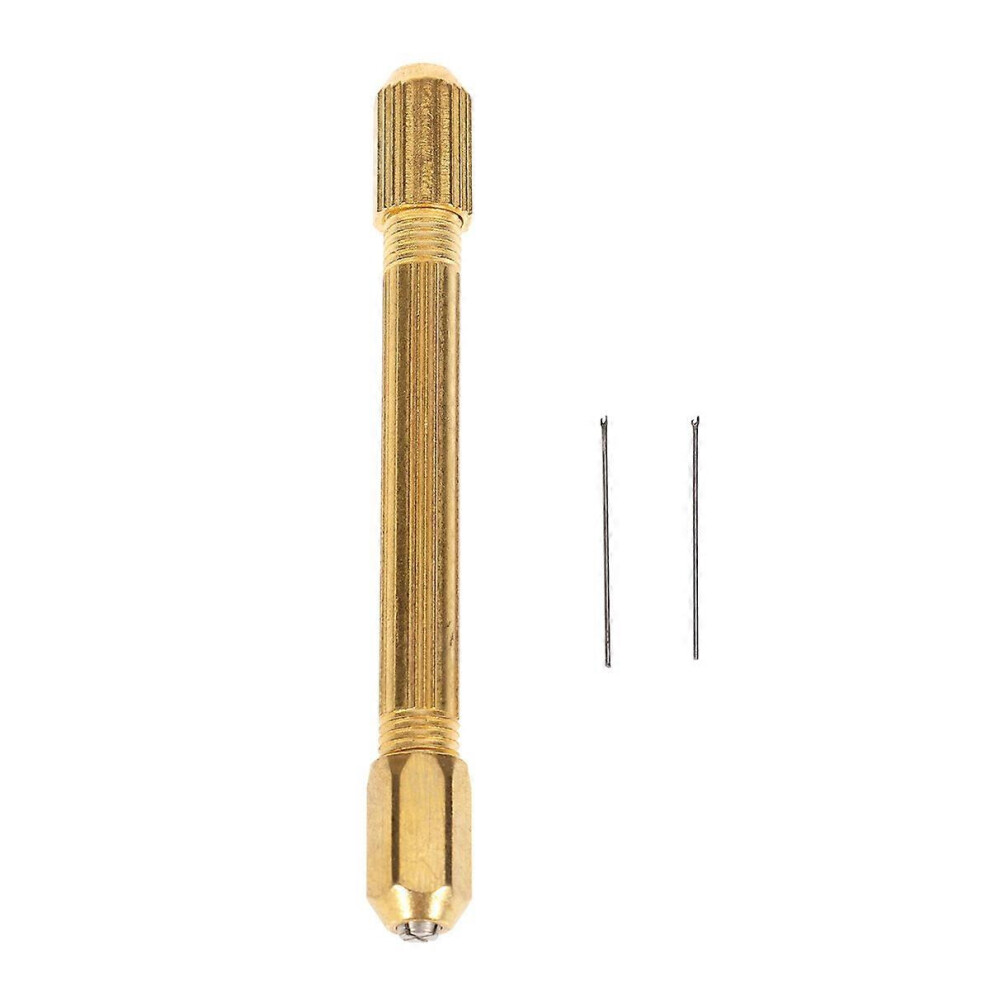 Kricely (As Show, One Size) 3Pcs Steel Crochet Needles Diy Loop Needle Hook Tool With Handle For Doll Hair Style Hair Extension