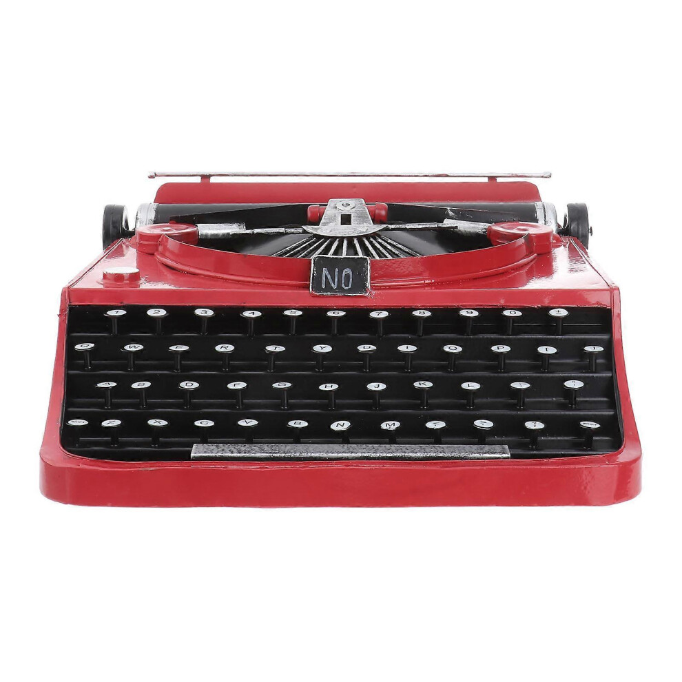 Kricely (As Show, One Size) 1Pc Vintage Typewriter Retro Typewriter Model Manual Typewriter Photo Prop