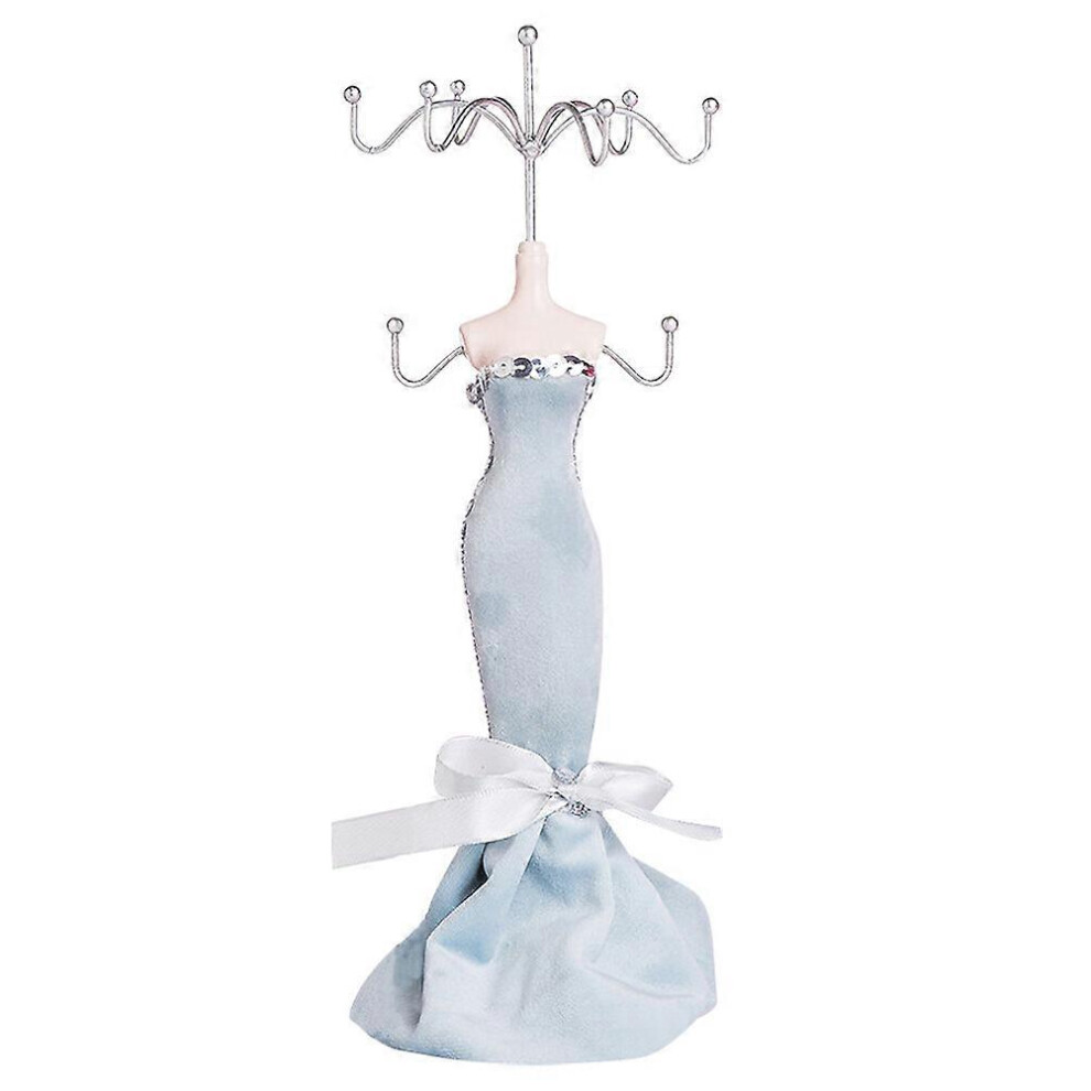 Kricely (As Show, One Size) Necklace And Earring Holder Necklace Mannequin Display Holder Jewelry Display Hanger For Selling