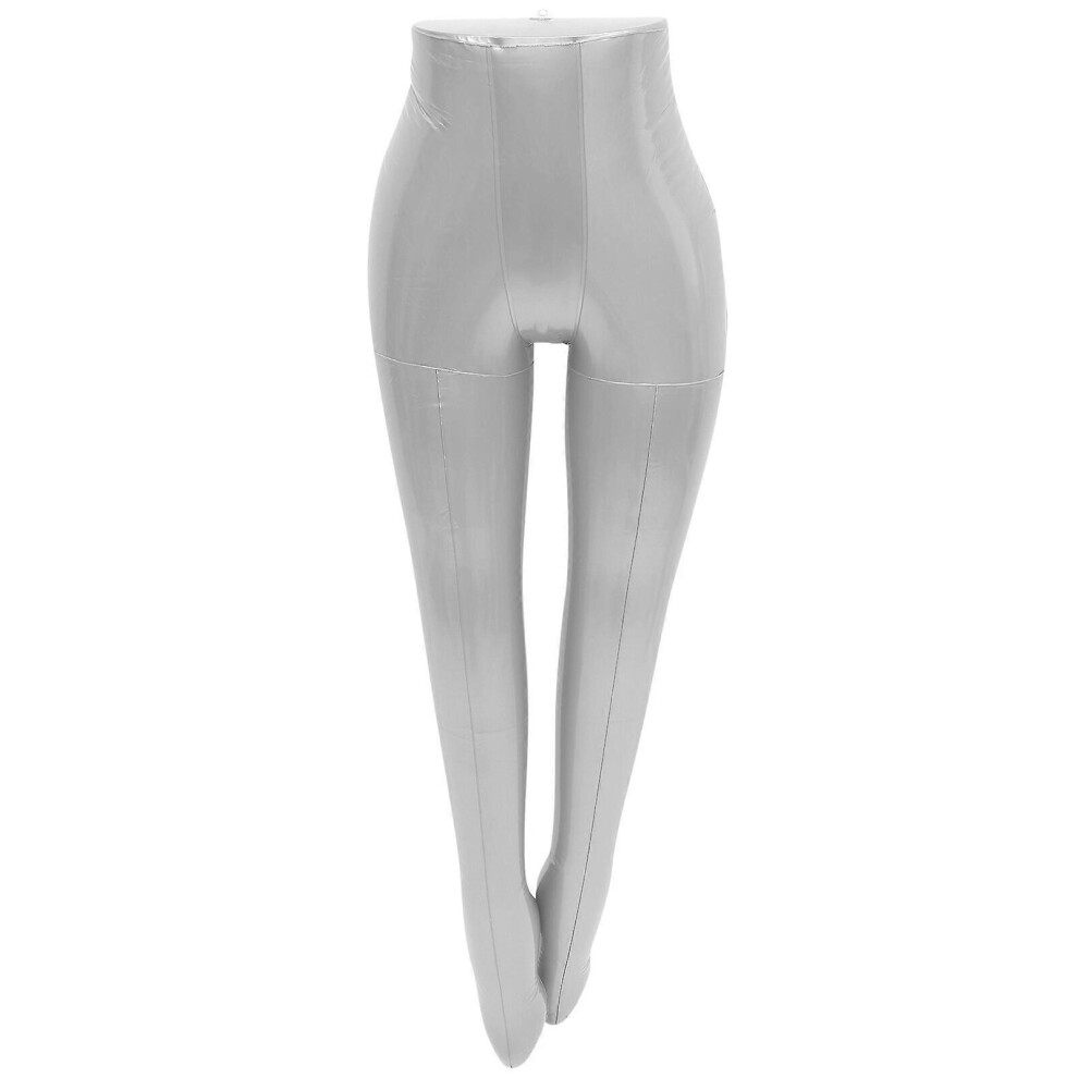 Kricely (As Show, One Size) Inflatable Female Half Body Leg Clothing Display Model Female Pants Trousers Mannequin For Shop