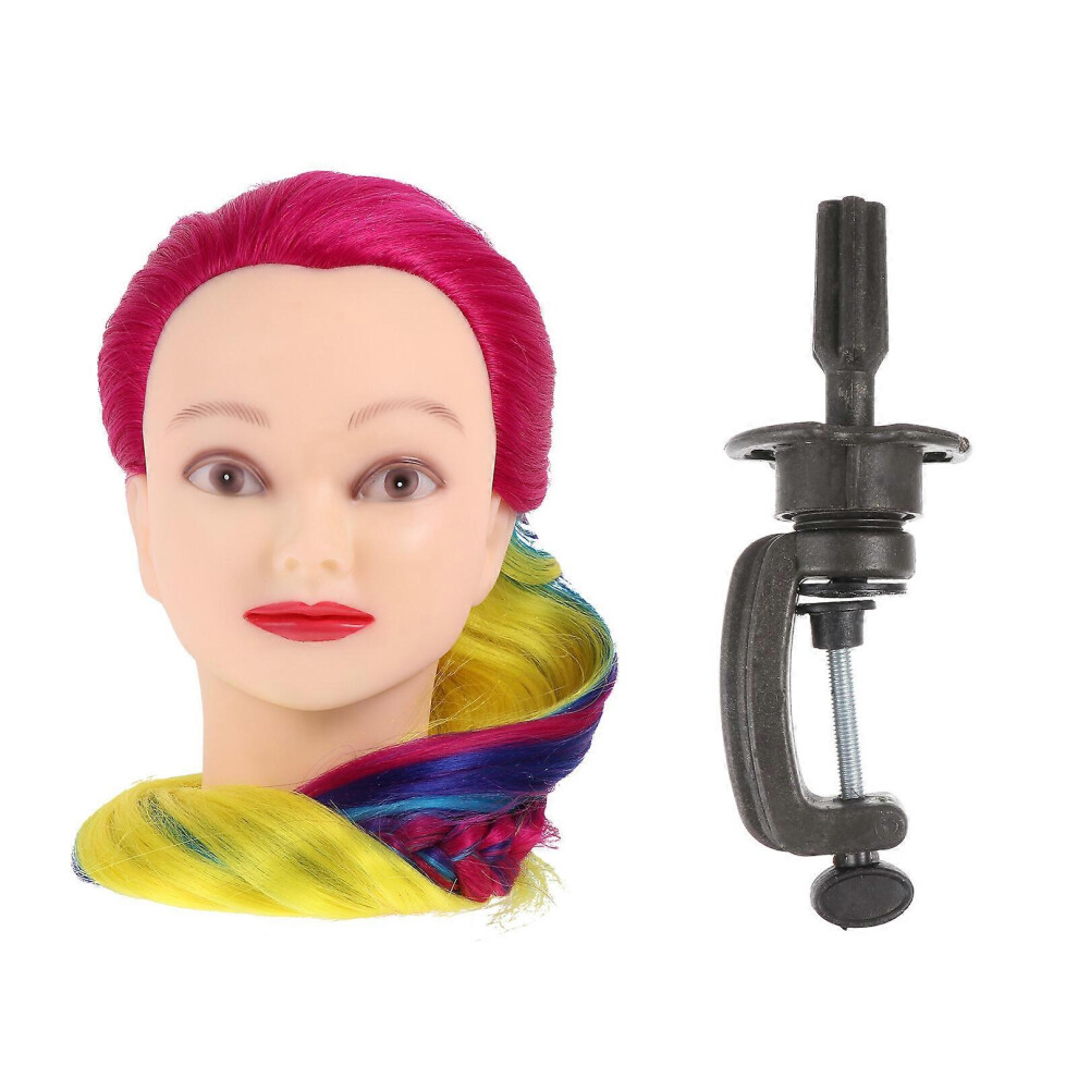 Kricely (As Show, One Size) Mannequin Head Hair Styling Training Head Manikin Cosmetology Doll Head