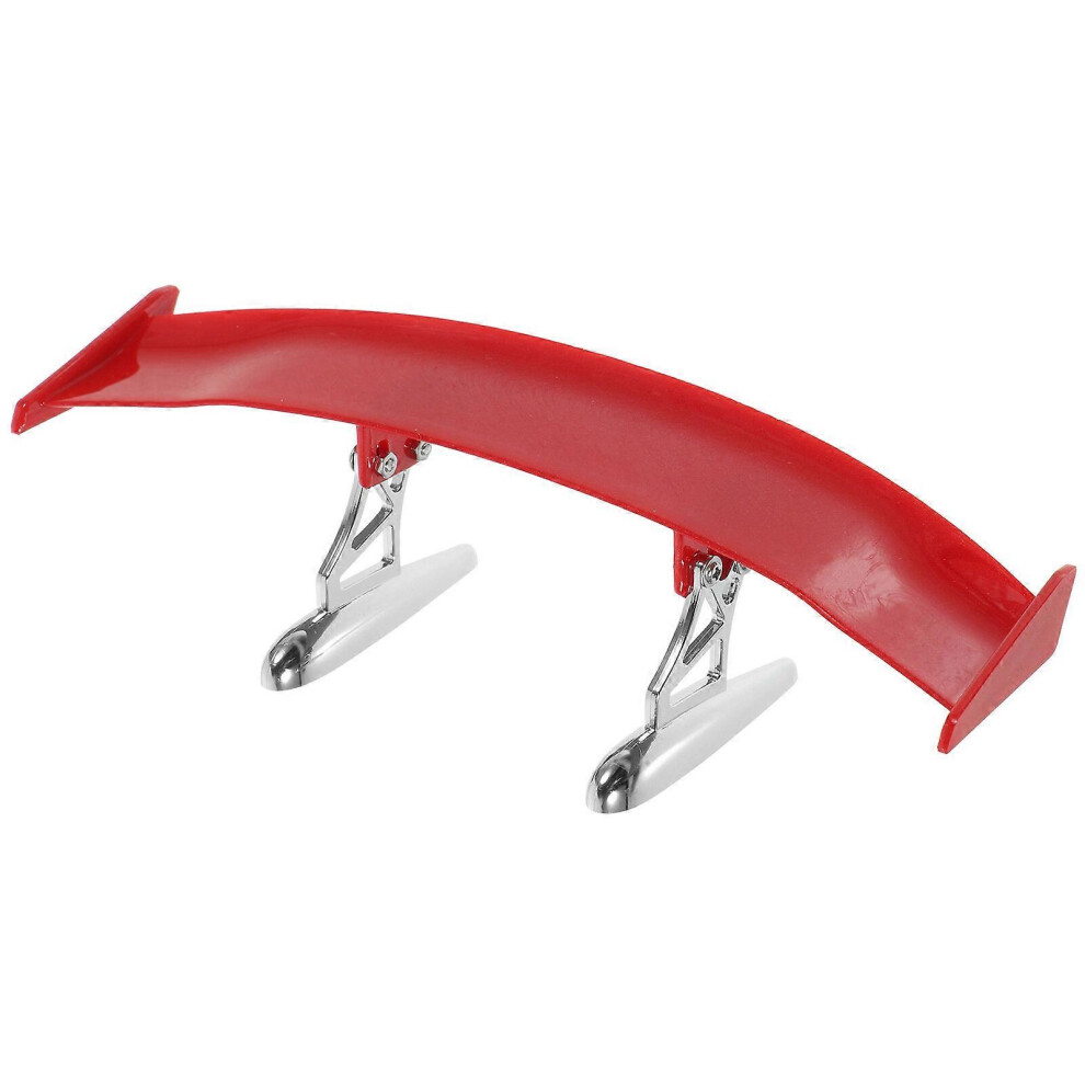 (, One Size) Car Tail Wing Universal Trunk Spoiler Race Car Automotive Tail Wing Spoiler Red 5453679716355
