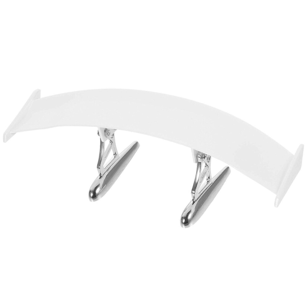Kricely (, One Size) Car Tail Wing Universal Trunk Spoiler Race Car Automotive Tail Wing Spoiler White