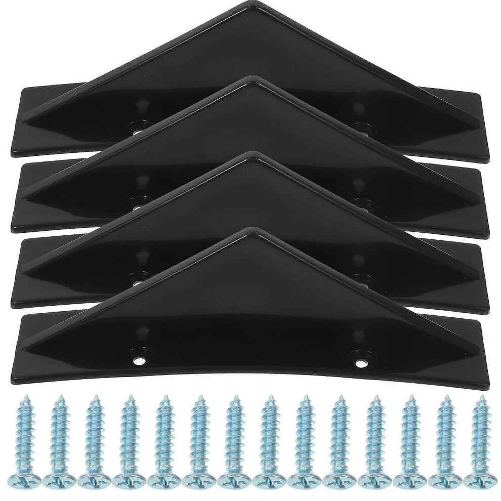 Kricely (As Show, One Size) 1 Set Rear Bumper Lip Spoiler Car Modified Rear Bumper Diffuser Spoiler Rear Bumper Spoiler