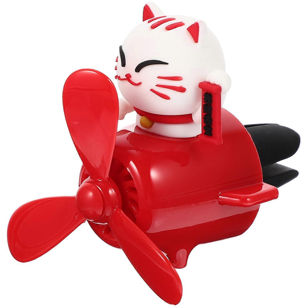 Kricely (, One Size) Cartoon Aroma Decor Car Vent Clips Auto Vent Ornament Cat Aromatherapy Clip Red