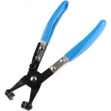 (As show, One size) Pliers and nippers Pivoting flat band hose clamp pliers for removal and installation of flat band or ring hose clamps