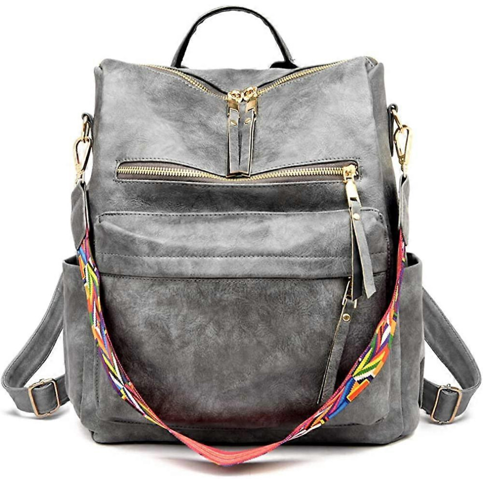 Konhill (As Show, One Size) Women's Fashion Backpack Purses Multipurpose Design Handbags And Shoulder Bag